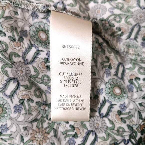 NWOT Max Studio Tiered Babydoll Blouse Comfort Flowy Size XL - Picture 5 of 5